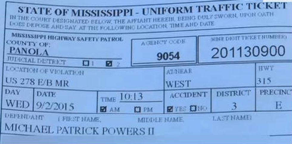 Mississippi Trooper Voids Speeding Ticket After Driver Hands Him Something He Was 'So Touched by' That He 'Almost Teared Up There