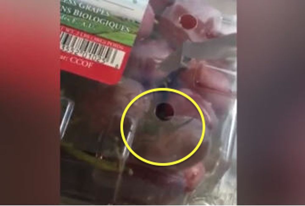 Video: Woman Finds a 'Scary' — and Deadly — Surprise Hiding in Her Grapes From Walmart