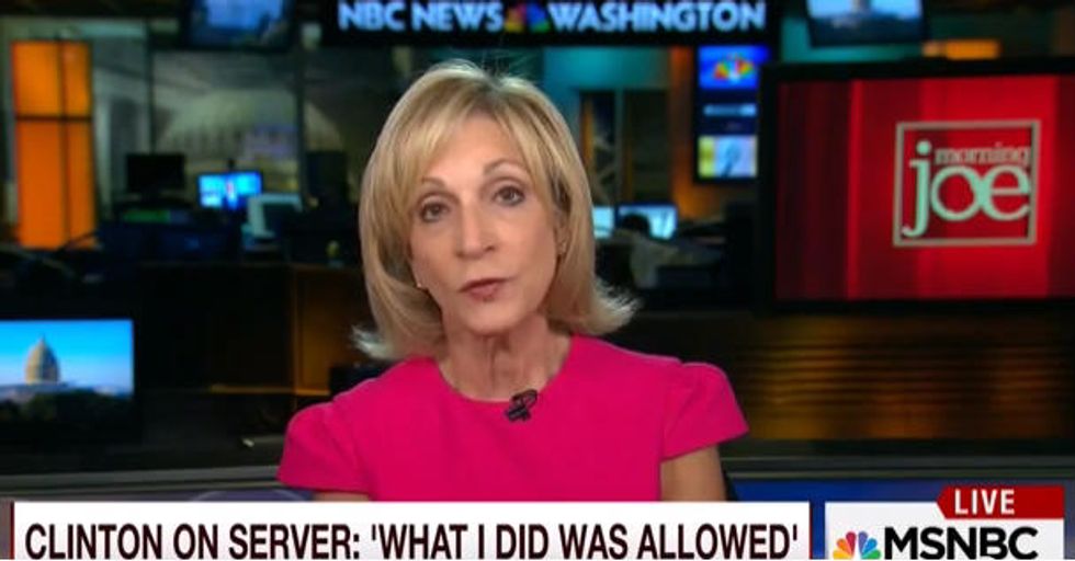 MSNBC Anchor Admits Why She Didn't Get to Ask Hillary Clinton All of the Email Questions She Wanted