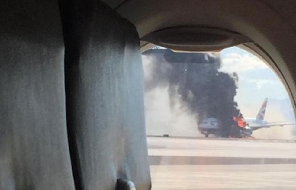 Passenger Plane Catches Fire at Las Vegas Airport, Leaves Seven With Minor Injuries
