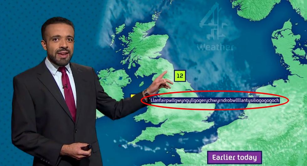 Viral Video: British Weatherman Perfectly Pronounces Insanely Long Place Name During TV Weather Forecast