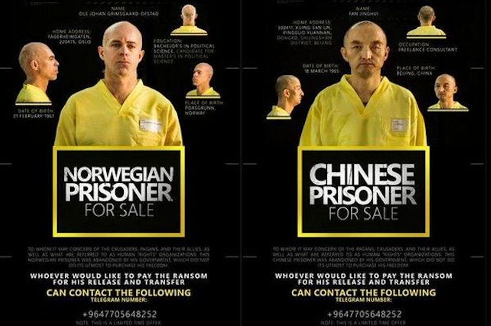 Islamic State Puts Two Hostages Up 'For Sale': 'Limited-Time Offer