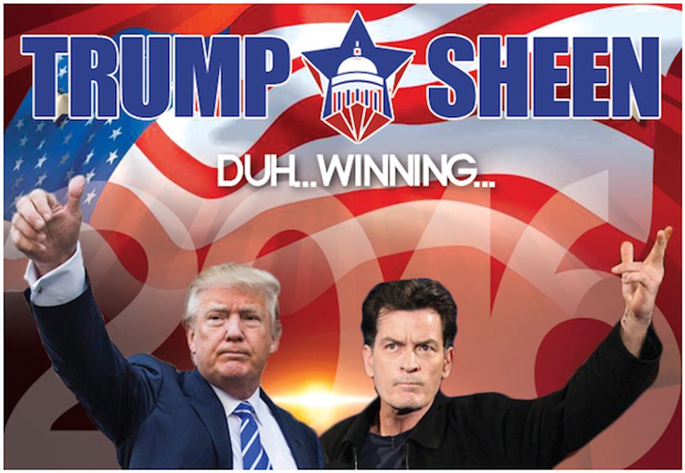 New mocking Bobby Jindal video connects Donald Trump and Charlie Sheen