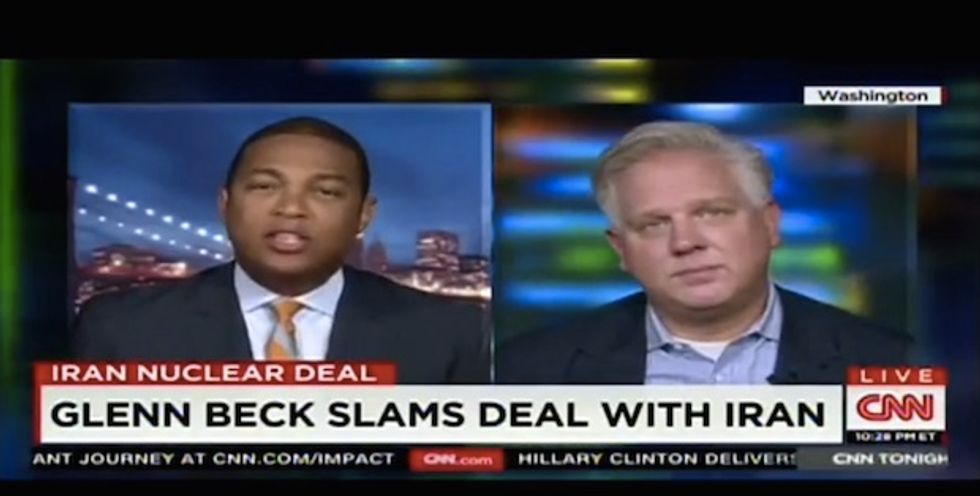 CNN's Don Lemon to Glenn Beck: 'I Don't Want You to Get Upset With Me, But You're Sounding a Lot Like Hillary Clinton