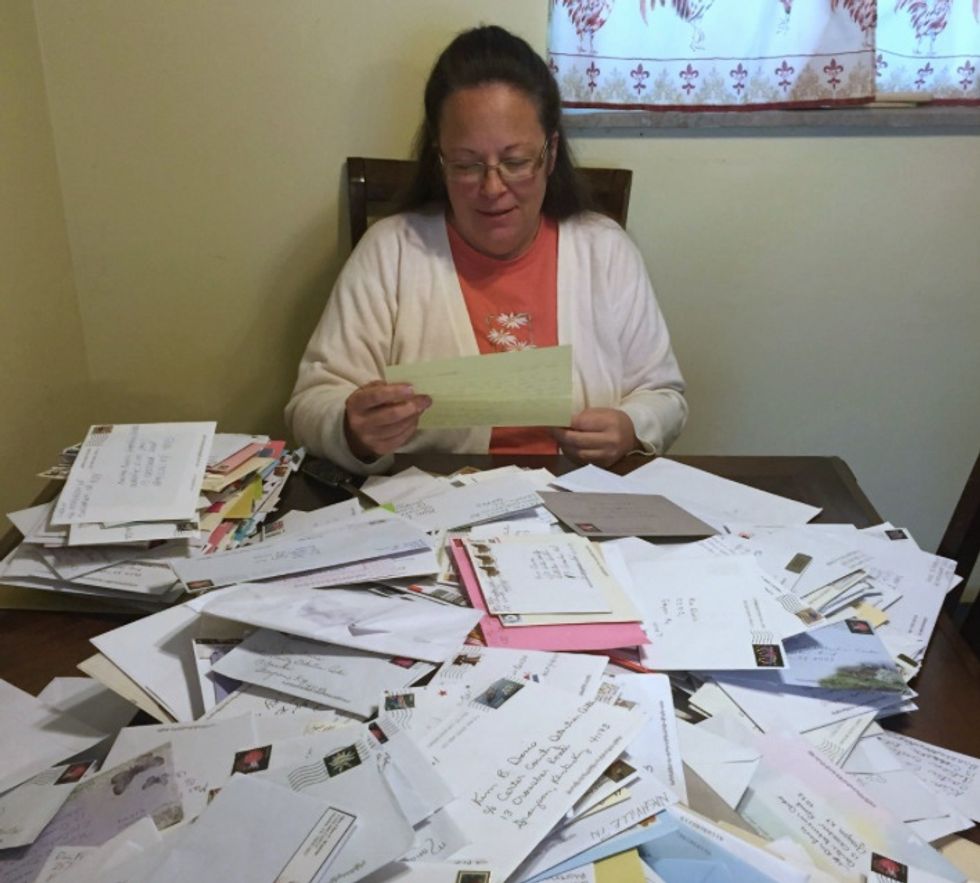Defiant Kentucky Clerk Speaks Out Just Days Before She's Expected Back at Work With a Message About 'Values