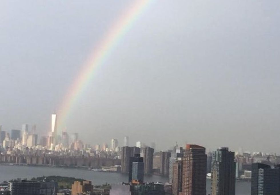 Chills': Viral Photo Shows Rainbow Emerge From One World Trade Center On Eve Of 9/11 Anniversary
