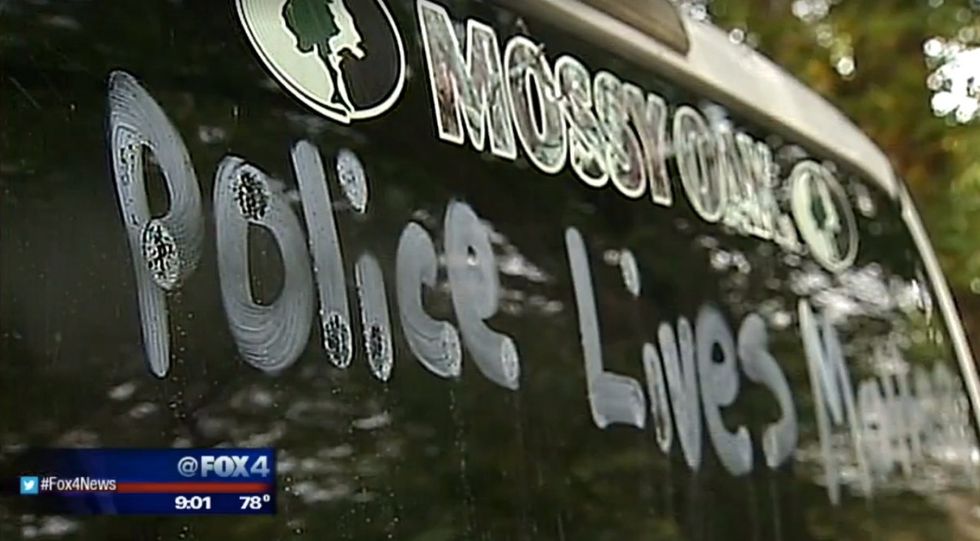 Disabled Vet Decorated Truck With 'Police Lives Matter' to Support Slain Deputy. He Was Shocked to Wake Up and Find This.