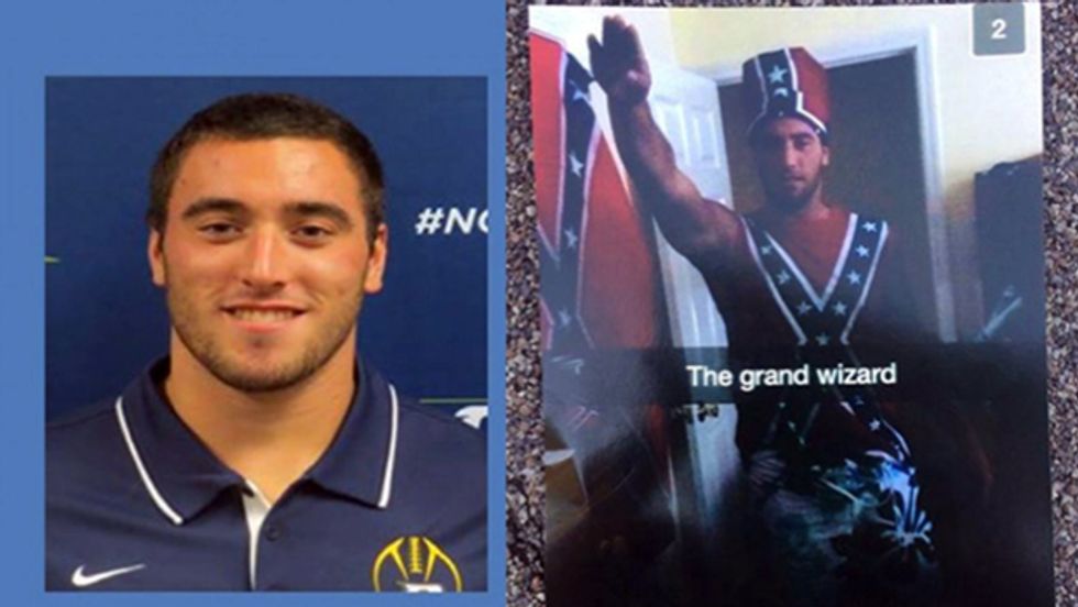 College Football Captain Was Suspended From Team After This 'Highly Offensive' Photo Surfaced