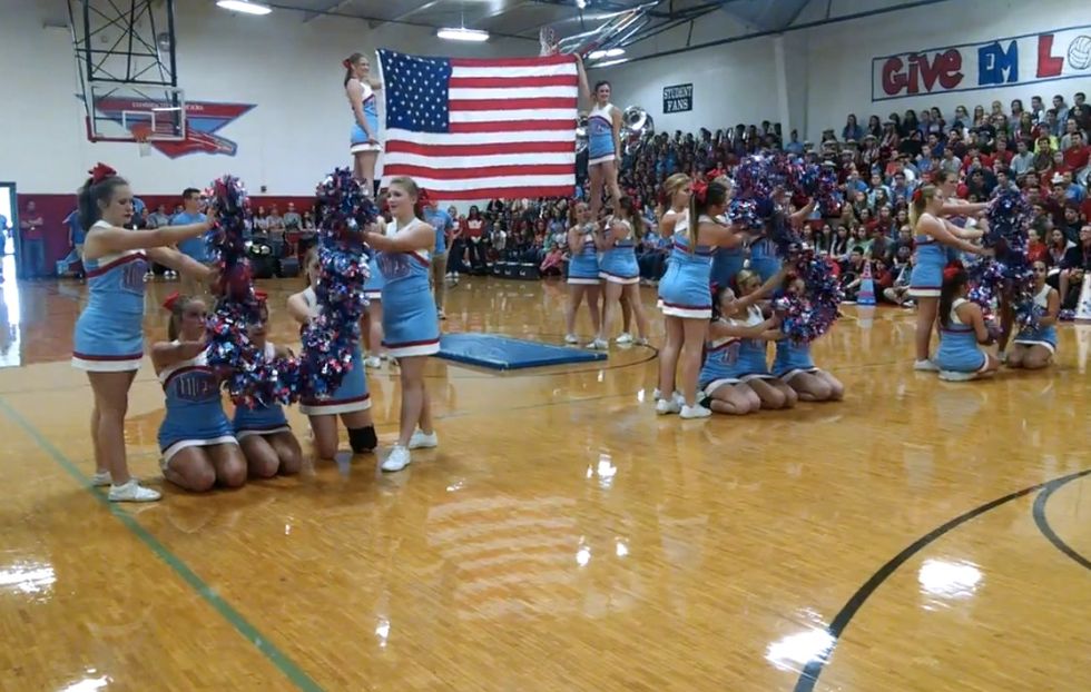 Check Out Video of Cheerleaders' 9/11 Rememberance That's Gone Viral