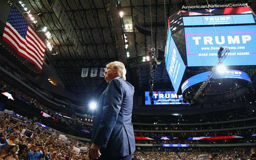Donald Trump Tells Thousands at Dallas Rally: 'It's Disgusting What's Happening to Our Country