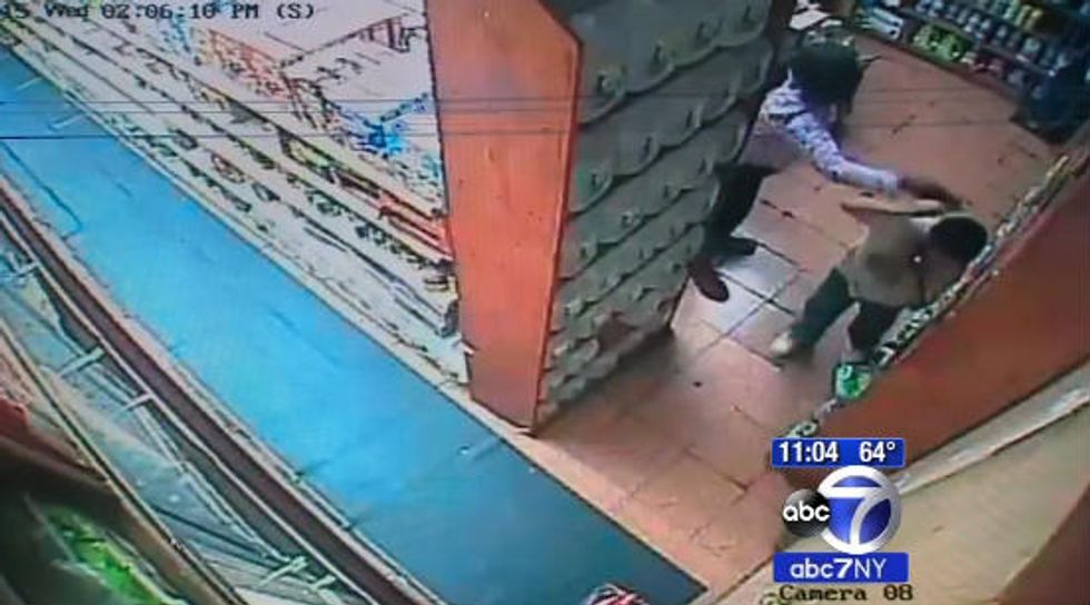 Woman's Reaction to 10-Year-Old Boy's Purported Bad 'Manners' Caught on Surveillance Video