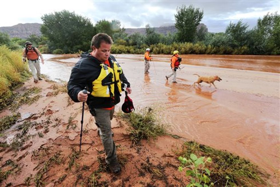 Latest on Flooding: Fourth Body Found in Zion National Park Bringing Death Toll in Area to 16