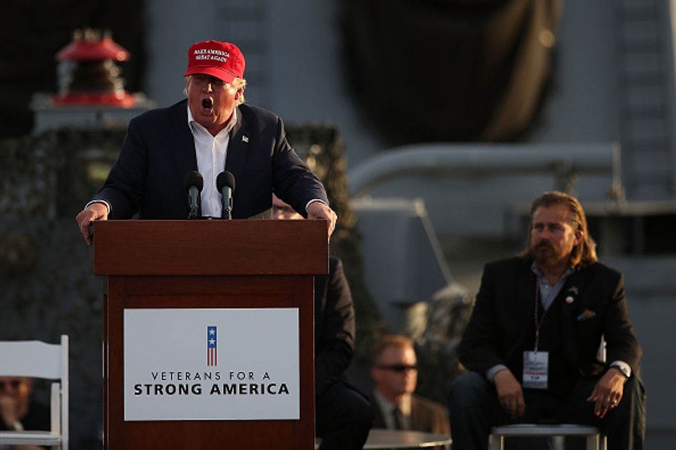 Trump Promises Illegal Immigrants Will No Longer Be 'Treated Better' Than U.S. Veterans If He's Elected, but Offers Few Specifics on Foreign Policy