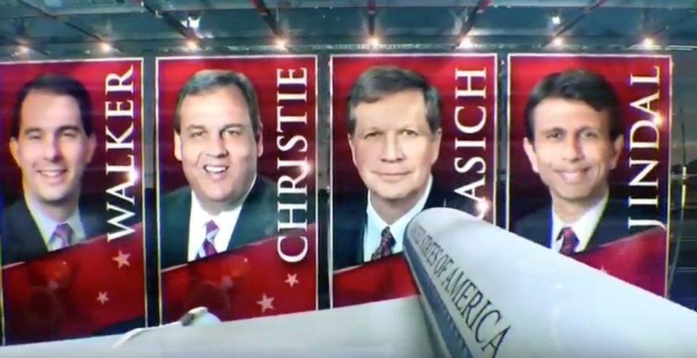 Watch the intro to the CNN debate that looked like the start of a reality television show