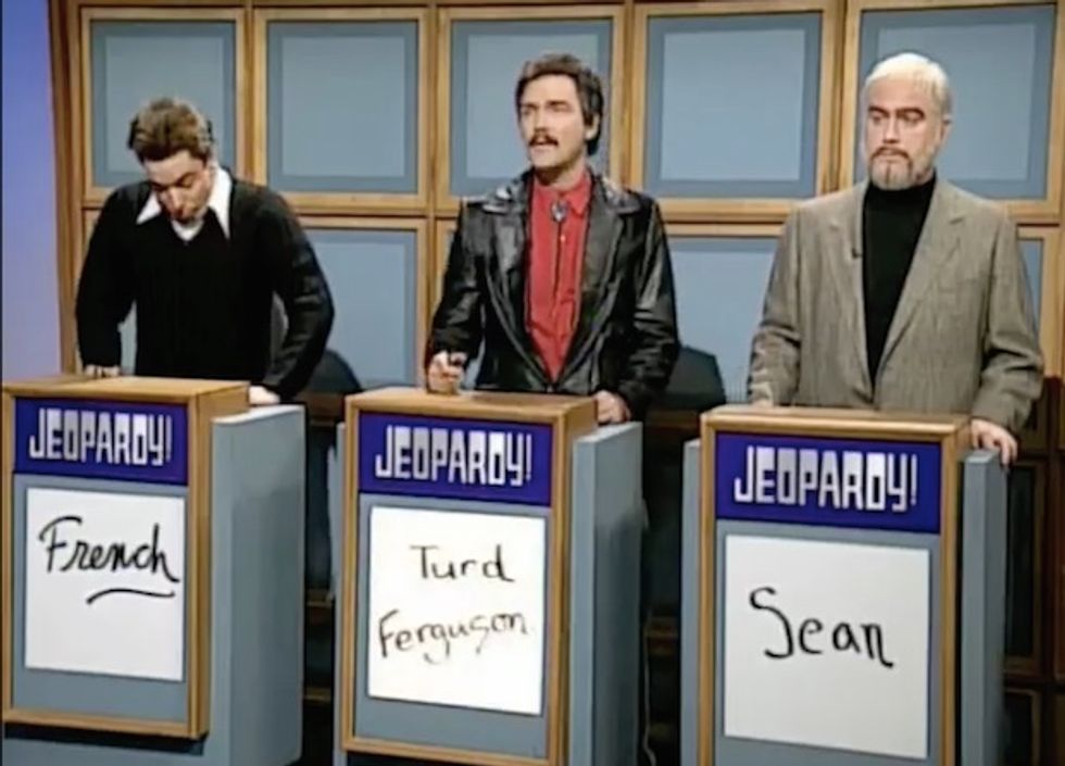 Jeopardy!' Host Tricked Into Mentioning 'SNL' Character 'Turd Ferguson