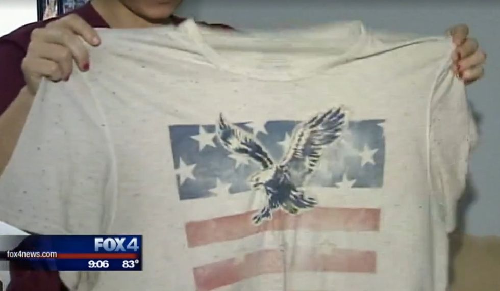 Texas Mom Goes to Battle Against High School When Her Son Is Punished for Wearing American Flag Shirt