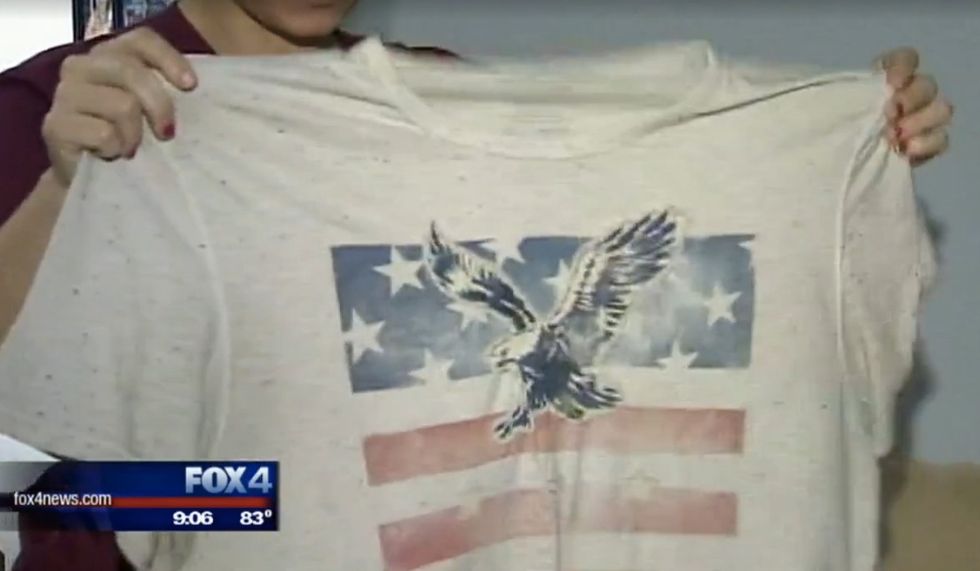Texas Mom Goes to Battle Against High School When Her Son Is Punished for Wearing American Flag Shirt