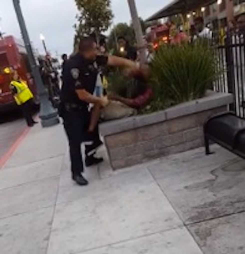 Video: When a Teen Grabbed for a Cop's Baton, the Officer Threw a Punch for 'Weapon Retention