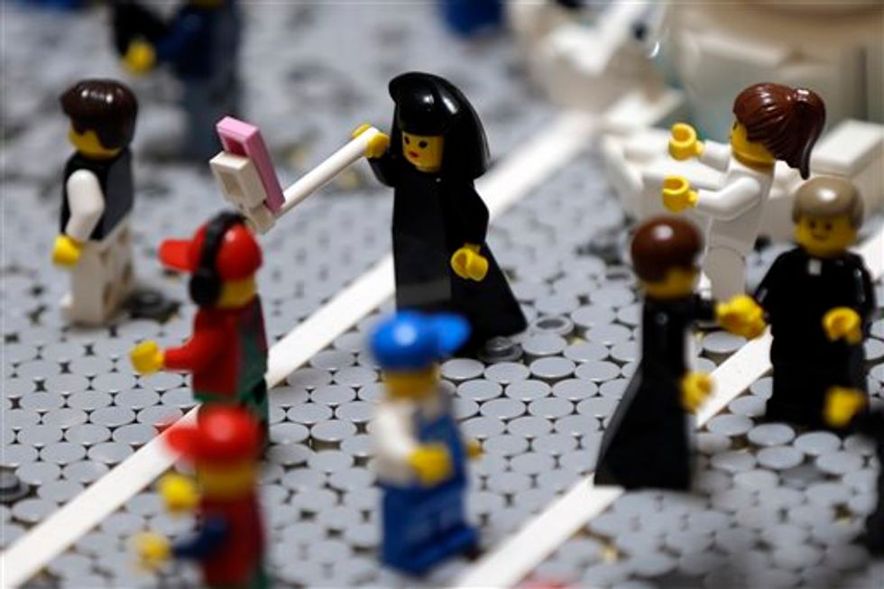 A Replica of the Vatican and St. Peter's Square Made Entirely Out of...Legos
