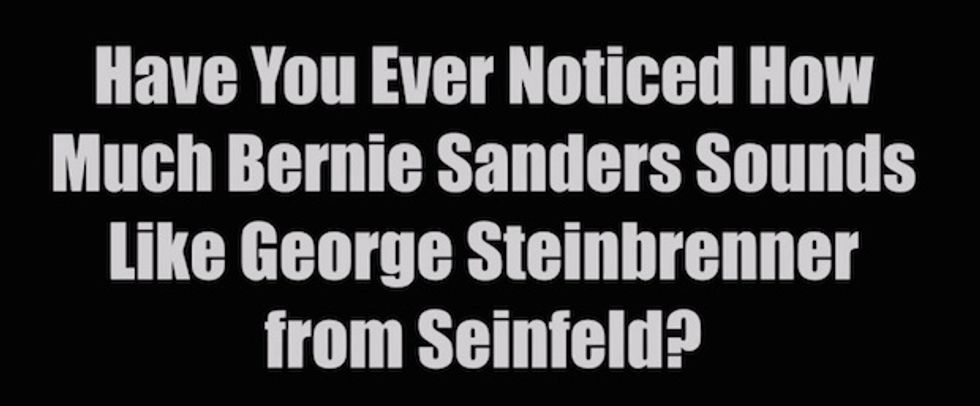 Vocal doppelgänger? Listen to Bernie Sanders and Seinfeld's 'George Steinbrenner\