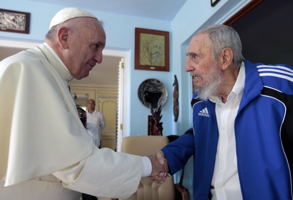 Pope Francis Meets With Fidel Castro After Issuing Subtle Jab at Communism