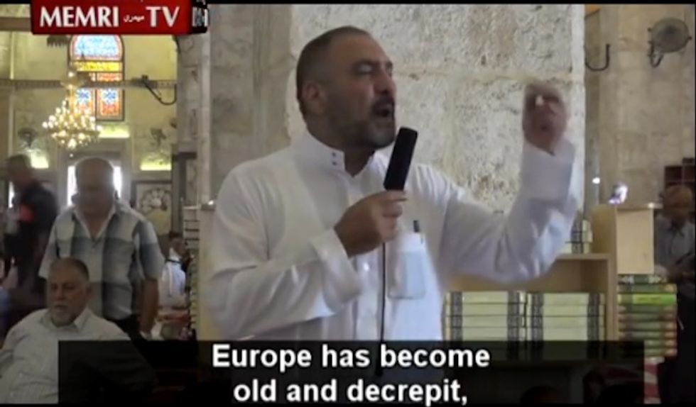 ‘We Will Breed Children’: Muslim Preacher Says Arab Migrants Will Conquer Europe Through Higher Birthrate