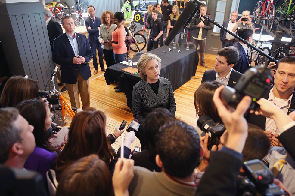 Reporters Noticed Something Very Conspicuous About Hillary's Big Announcement on Keystone Pipeline