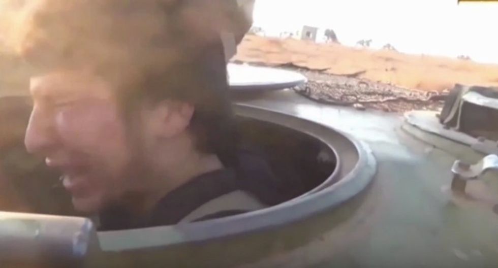 Video Shows the Rarely Seen Moment a Frightened Suicide Bomber Broke Down Crying Before Carrying Out His Mission