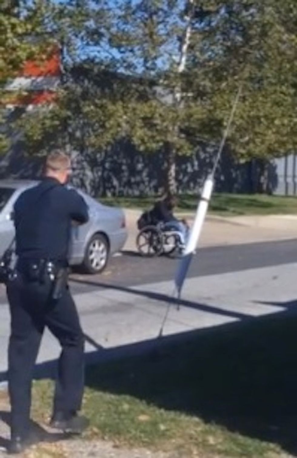 Shock Video Shows the Moment Police Shoot and Kill Armed Man in Wheelchair: ‘Hands Up!’