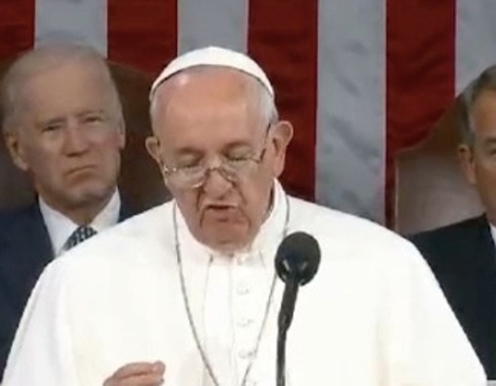 Pope's Reference to Abortion That Received a Bipartisan Standing Ovation From Congress