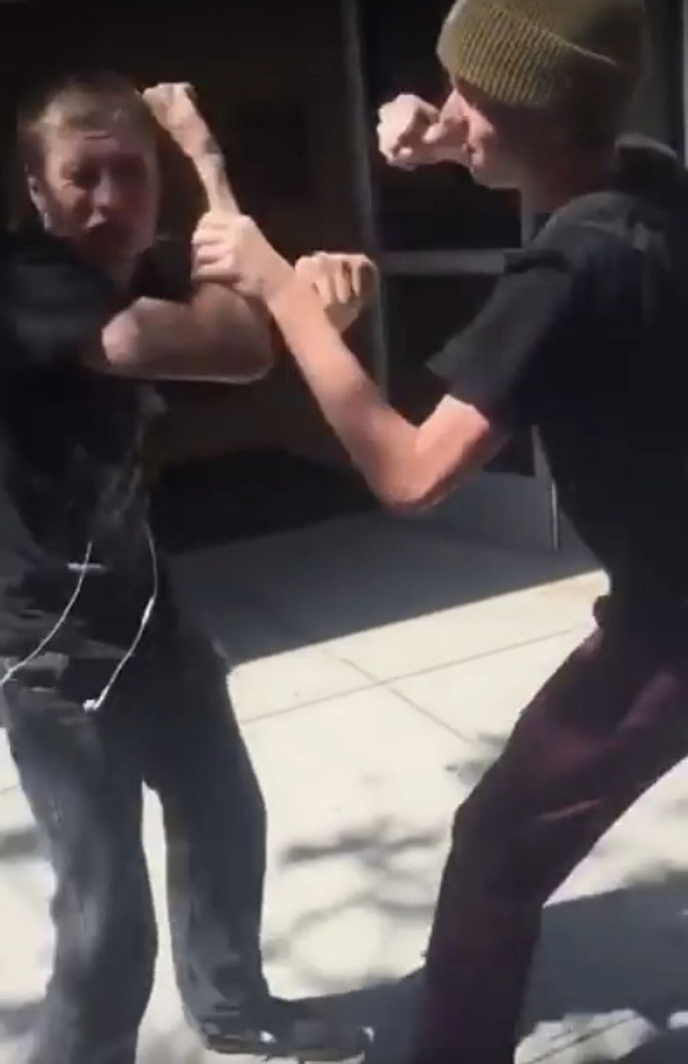 Caught on Video: With One Punch, ‘Hero’ Student Delivers Painful Dose of Justice to Bully Who Allegedly Beat Up Blind Kid (UPDATED)