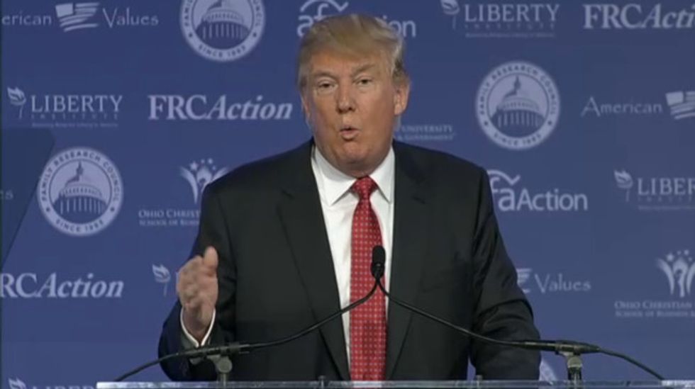 The 'Clown' Remark That Left Donald Trump Dealing With Loud Boos From Crowd at Conservative Summit