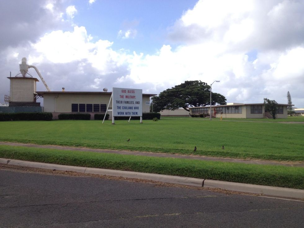Marine Corps Base Under Fire for 'God Bless the Military' Sign