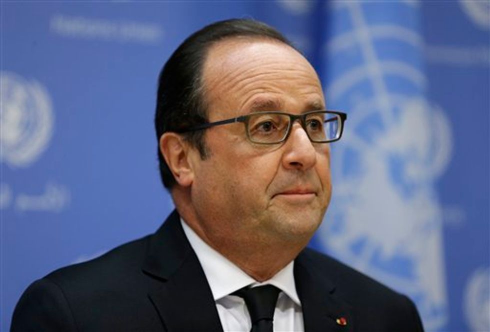 French President Describes Attack on Islamic State