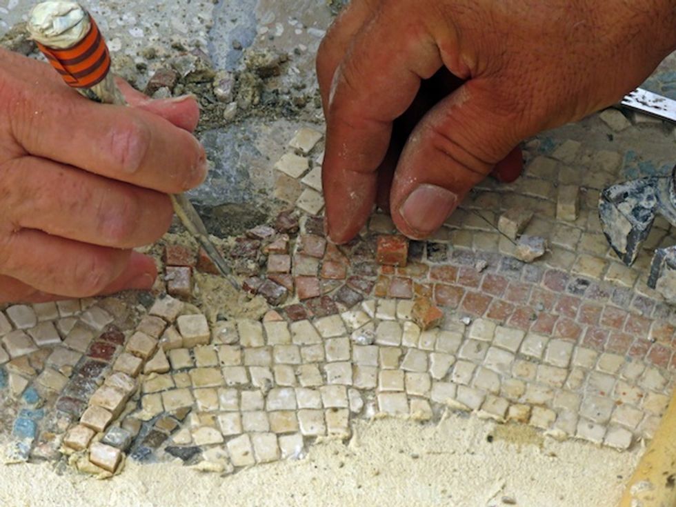 1,500-Year-Old Mosaic Found on Church Floor in Israel Depicts ‘Rare’ Scene From Neighboring Ancient Christian Community