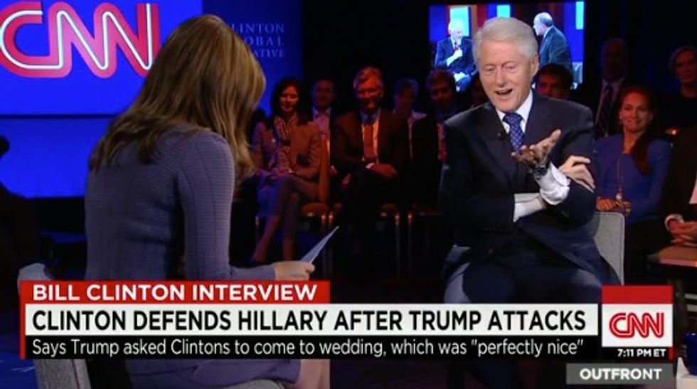 Watch How Bill Clinton Dismisses Question on Hillary’s Low Favorablity Ratings — and How CNN Host Responds