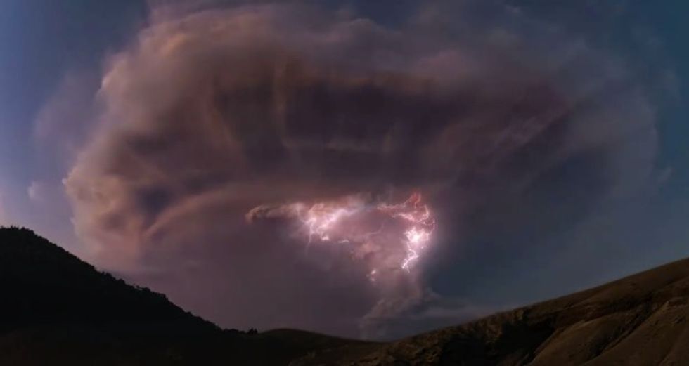 Video of 'Super-Charged' Volcanic Ash Cloud Is So 'Amazing,' It's Been Viewed More Than 24 Million Times in 48 Hours