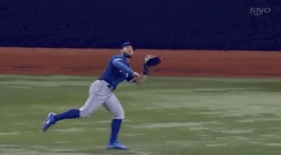 Wow': When You See Catch Made by Blue Jays Outfielder, You'll Get Why He's Being Called 'Superman