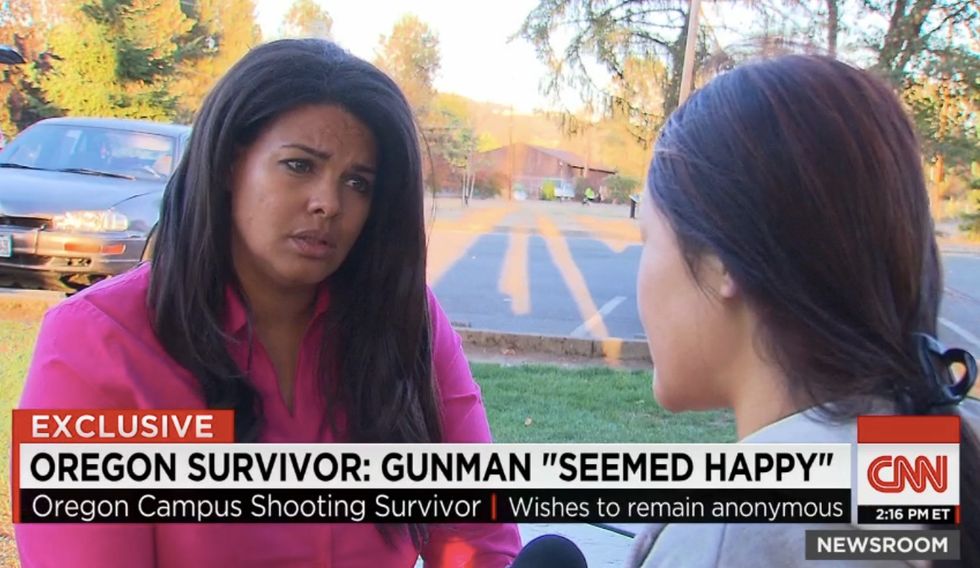 Oregon Shooting Survivor: Gunman Shot Woman in Wheelchair, 'Seemed Happy