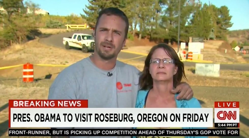 Brother of Oregon Shooting Survivor Has a Strong Message for Obama: 'I Would Tell Him...