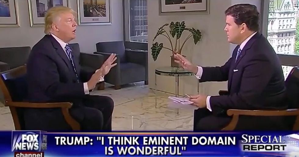 Donald Trump Ignites Online Firestorm With Controversial Remark on Eminent Domain: 'Indefensible