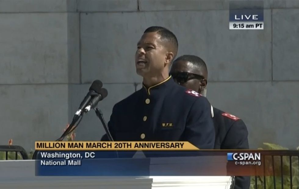 Million Man March Speaker: 'Every Other Day We See a Young Black Male Being Murdered by the Blu Klux Klan