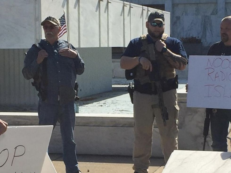 Michigan Rally Against Radical Islam Attracts Protesters Who Carried More Than Mere Signs