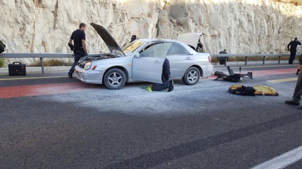 Palestinian Woman Detonates Car Bomb Injuring Herself and Police Officer in Midst of Recent Palestinian Knife Attacks