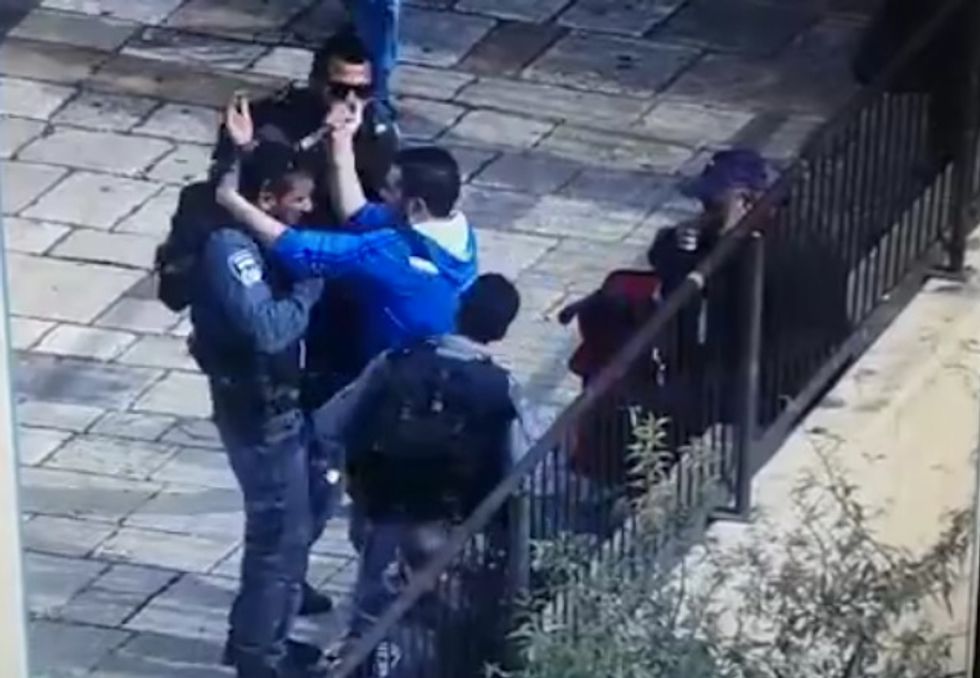 Dramatic Video Shows the Moment a Palestinian Lunges at Israeli Cop With Knife — and the Consequence of That Decision