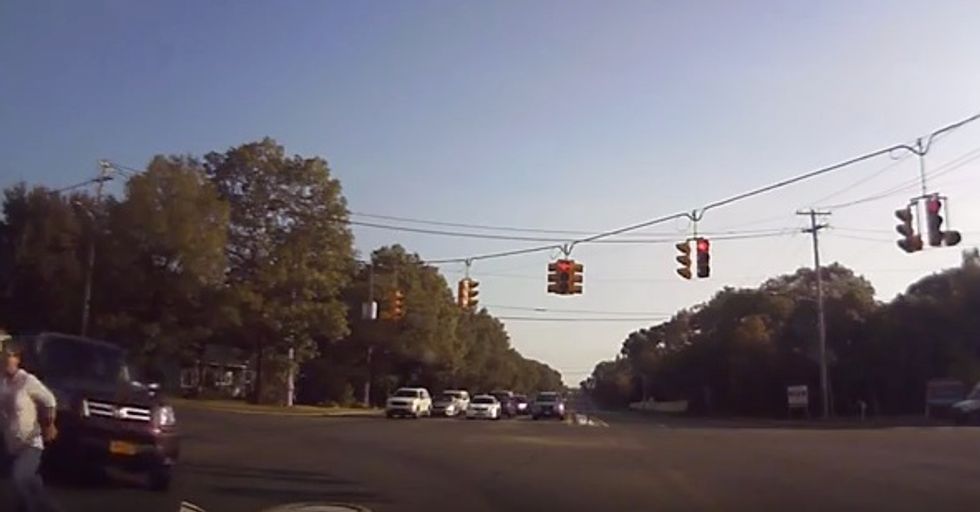 Dashcam Video Captures Alleged Drunk Driver Hit Mother's Car With Two Kids Not Once But Twice: 'I Thought We Might Die