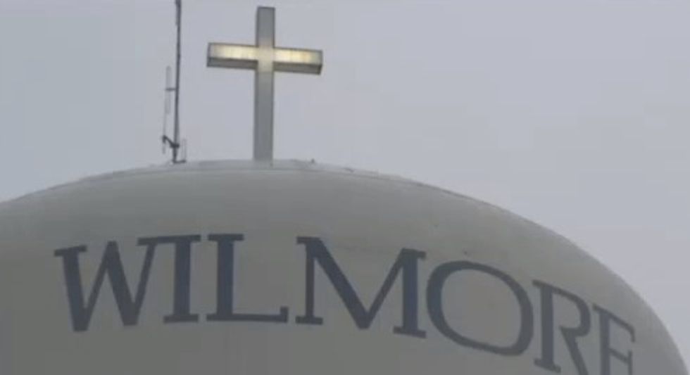 Atheists Demand 'Unlawful' Cross Be Removed From Atop City Water Tower — but This Mayor Is Standing His Ground