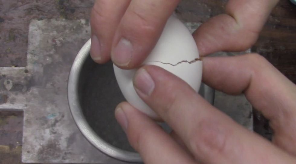 Wow': Take a Look at What Happens When an Egg Is Cracked Into Liquid Nitrogen