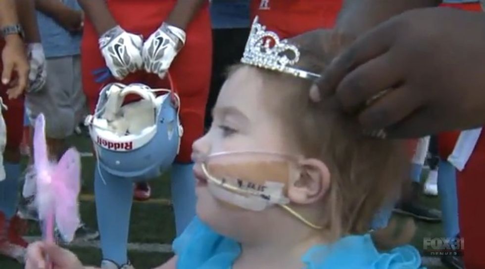 'Choose Life': The Story Behind a High School Football Team’s Decision to Crown This 3-Year-Old as Homecoming Queen