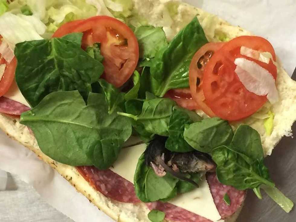Oregon Man Spots 'Most Disgusting Thing I've Ever Seen' Inside His Subway Sandwich: 'It Was Gross